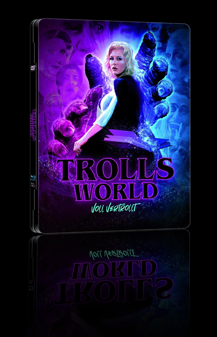 Hier sehen Sie die Special Edition Steel Book Bluray des Films Trolls